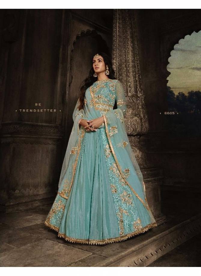 Vouch Fashion COLOURS Latest Heavy Wedding Wear Embroidery Worked Designer Salwar Suit Collection